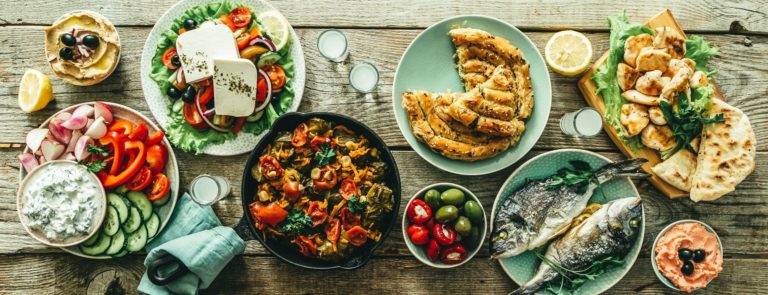 Mittelmeer-Diät ist gesund und enthält wenig Fleischgerichte